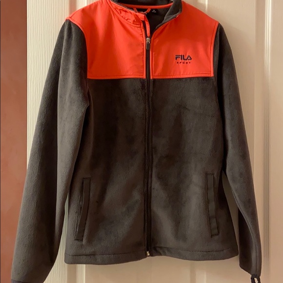 fila leather jacket